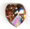 1 14mm Preciosa Capri Gold Heart